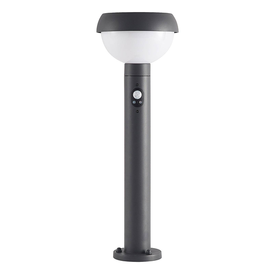 Lindby Kallie LED-solcellsgånglampa med sensor