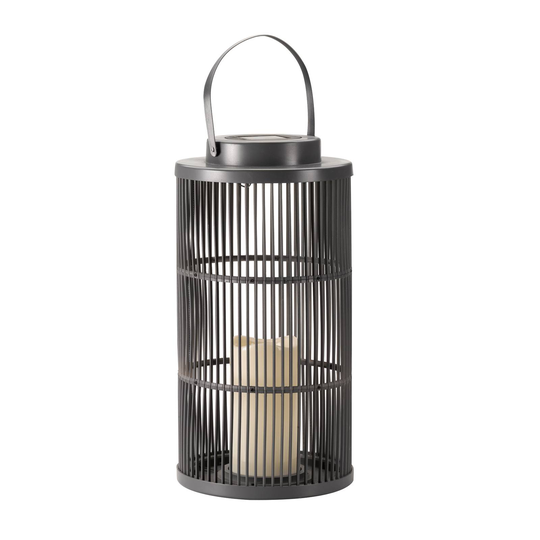 LED sollykta Urbane, grå, höjd 36 cm
