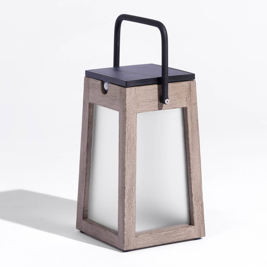 LED-solcellslykta Tecka bärbar, Duratek 25 cm