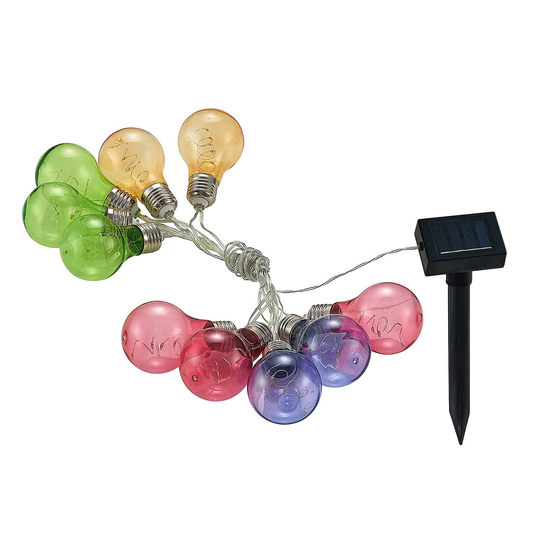 Lindby Raean LED-solcellsljusslinga