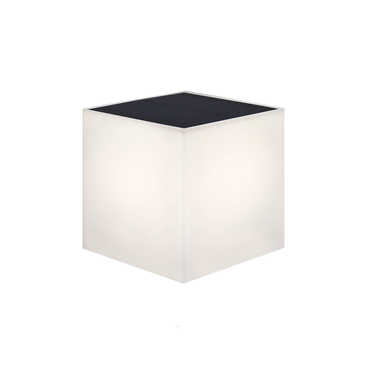 Newgarden Wally LED-solcellsvägglampa, 18x18 cm