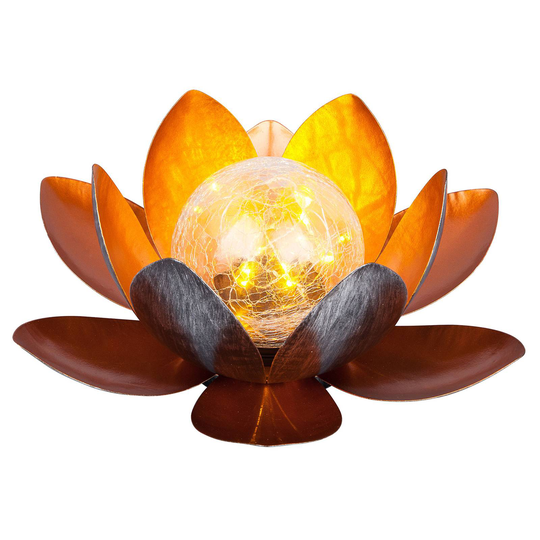 Lindby Marisko LED-dekorsolcellslampa, lotus