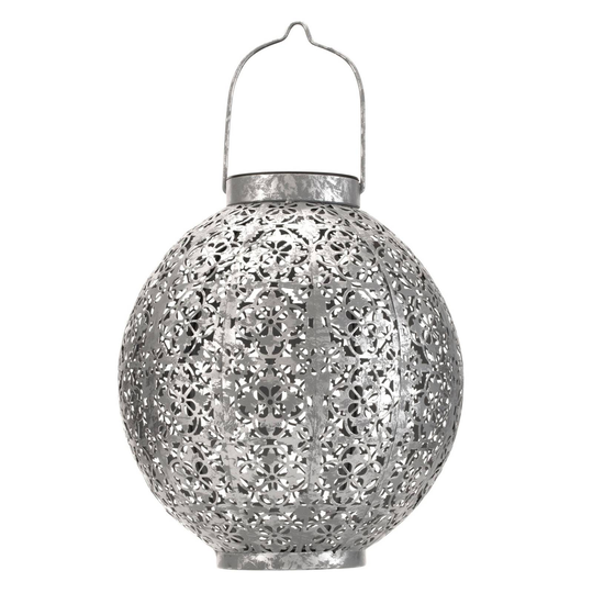 Pauleen Sunshine Aura LED-solcellslykta i silver