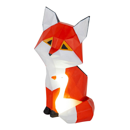 Lindby Tilki LED-Deko-solcellslampa, figur, räv