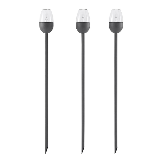 Lindby Momka LED-dekorsolcellslampa i 3-pack