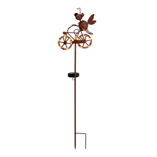 LED-solcellsdekorbelysning 5282414 med cykel