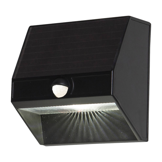 LED-solcellsvägglampa Wally med up-/downlight