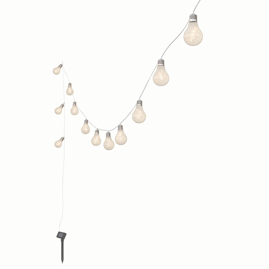 Lindby Lampini LED-solcellsljusslinga