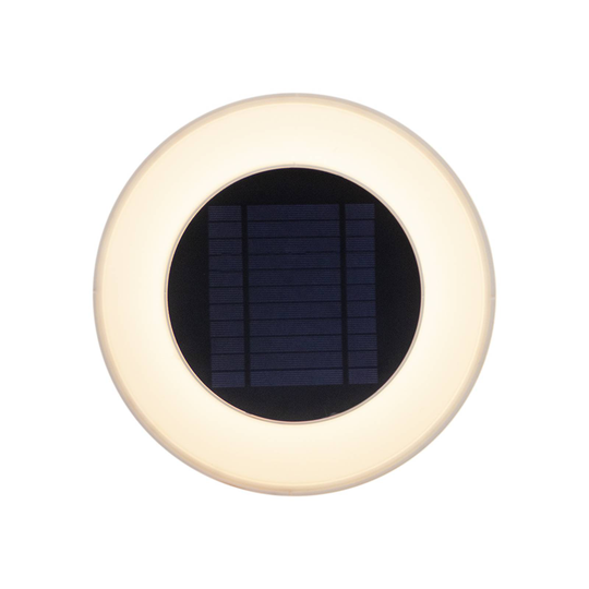 Newgarden Wally LED-solcellsvägglampa, Ø 27 cm