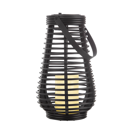 LED-solcellslampa Trapani med flackeffekt