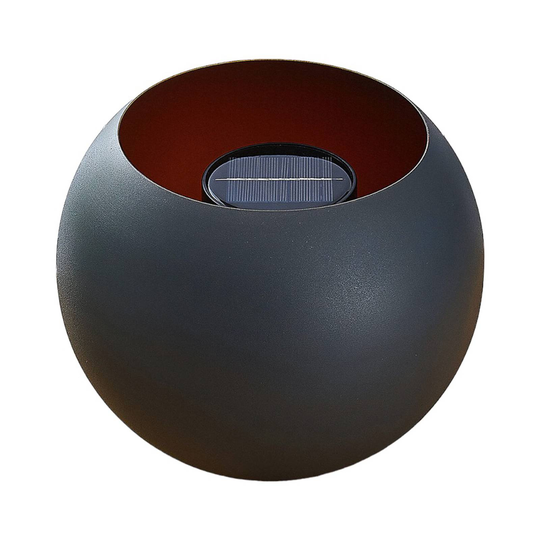Lindby Solar LED dekorlampa Jill, kula, inuti guld