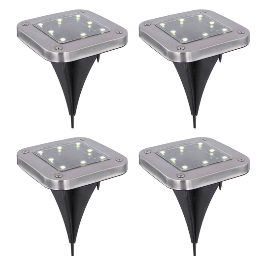 Solcellsgolvinbyggnadslampa 33414Q-4, 4-pack