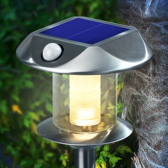 Solarlampa Sunny PIR m. variabel ljusfärg