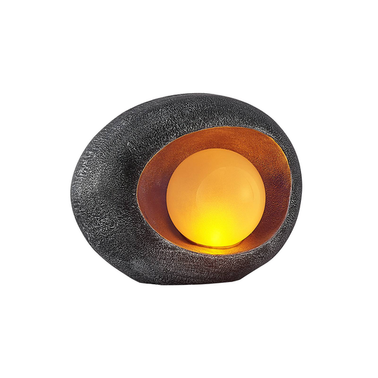 Lindby Tigran LED-solcellslampa, silver, blå