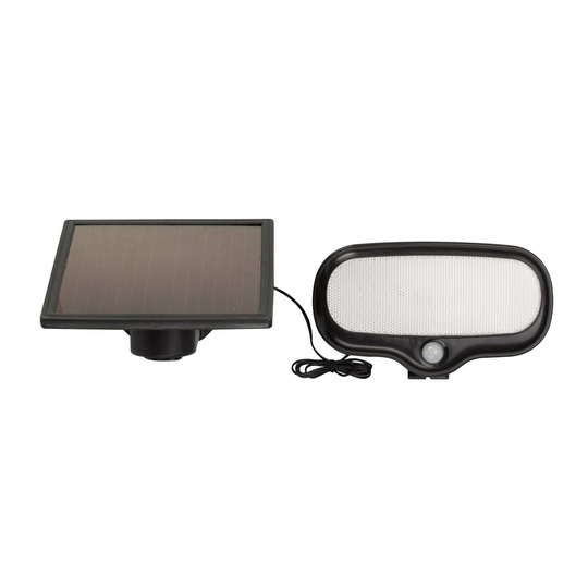 LED-solcellsvägglampa Flood Light med sensor
