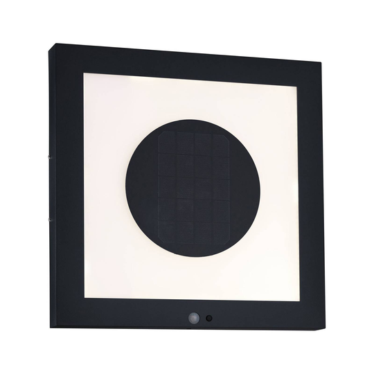 Paulmann LED-solcellspanel Taija sensor 40 x 40 cm