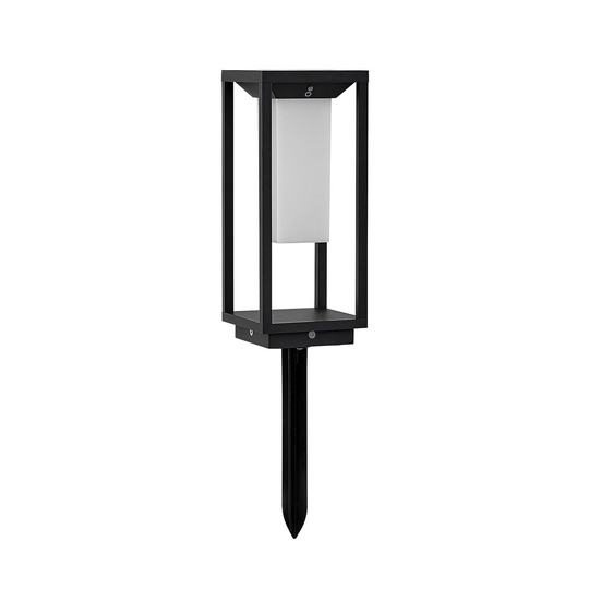 Lucande Eliel LED-solcellssockellampa, 34 cm
