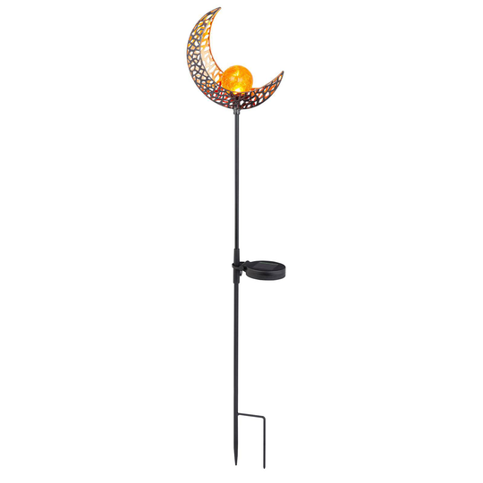 Lindby Firas LED-solcellsdekorbelysning, måne