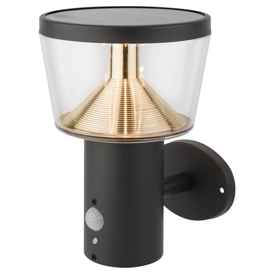 LED-solcellsvägglampa 895203 av rostfritt stål