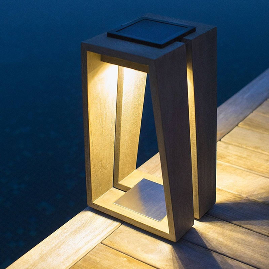 LED-solcellslykta Skaal med sensor, 39 cm
