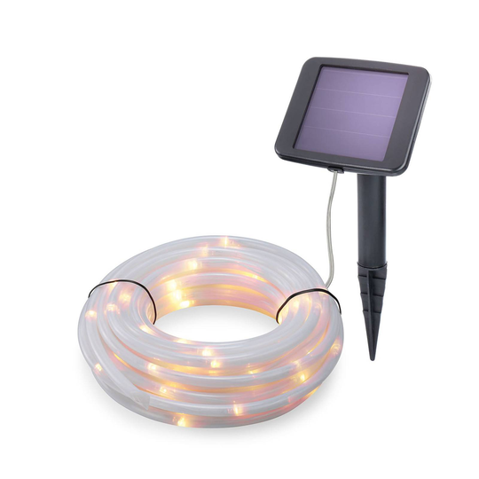 Soldriven LED-ljusslang Premium med 100 LED:er