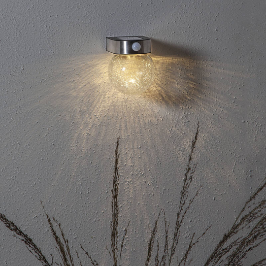 LED-solcellsvägglampa Gloy med rörelsesensor