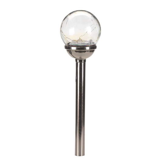 LED-solcellsdriven markspettslampa Firefly Opal
