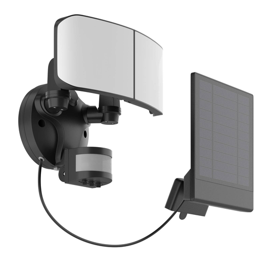 Prios Omino LED-solcells-väggspotlight/sensor