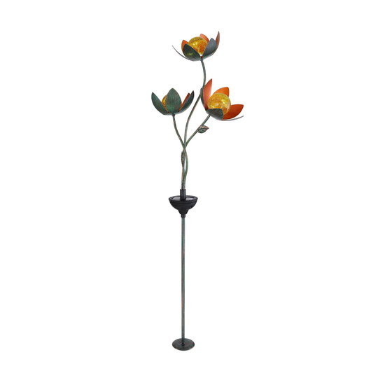 Sol-dekorationsbelysning 33654 markspett 3 blommor