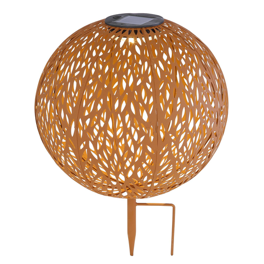 Dekokola med solcell 33627R, markspett, rost