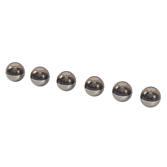 Lindby Martjeka-LED-dekorsolcellskula i 6-pack