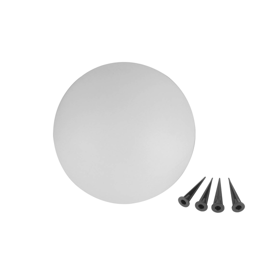LED-kula Bläck Calluna solcell, IP44, vit, CCT RGB