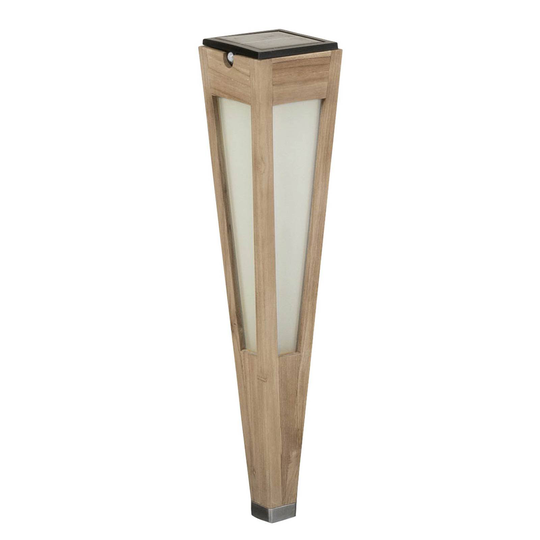 LED-solcellsfackla Tecka med sensor, Duratek