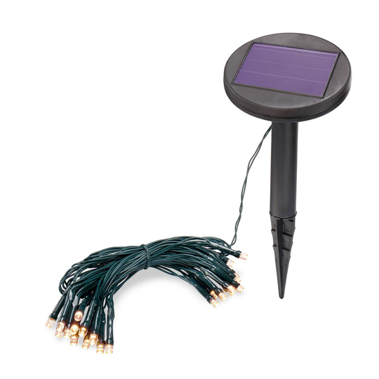 LED-solljusslinga Premium med 24 lysdioder