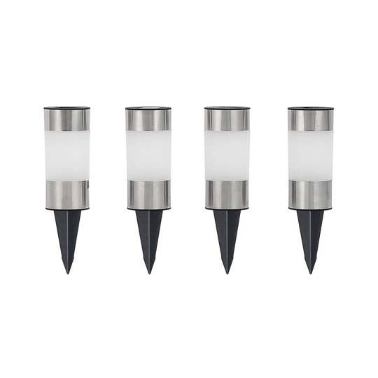 Lindby Jocob LED-solcellsmarkspett, 4-pack