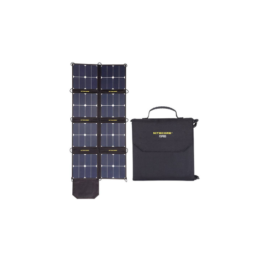 Nitecore FSP100 Foldable Solar Panel 100W - Portabelt Solpanel 100W