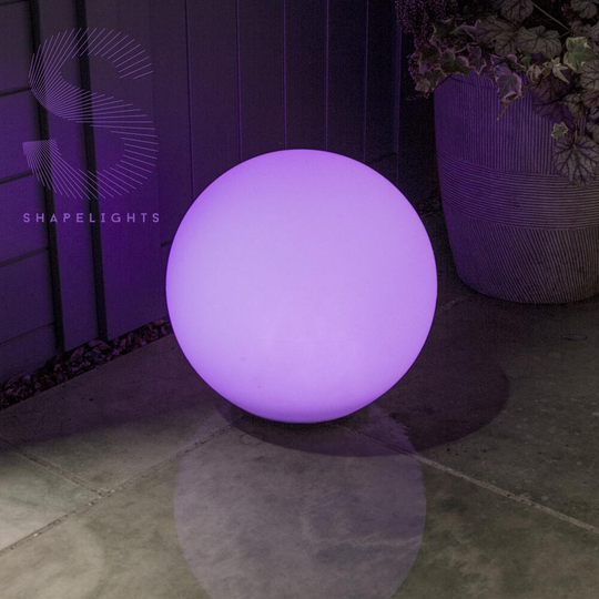 Klot lampa med solceller/USB