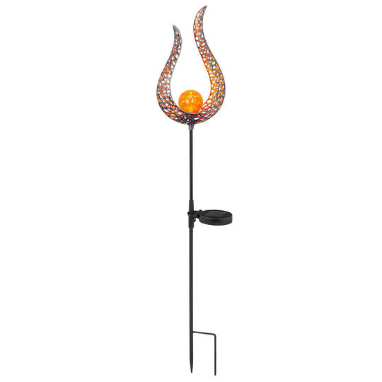 Lindby Firas LED-solcellsdekorbelysning, flamma