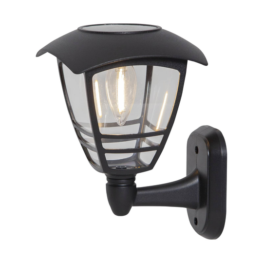 LED-solcellsvägglampa Felix