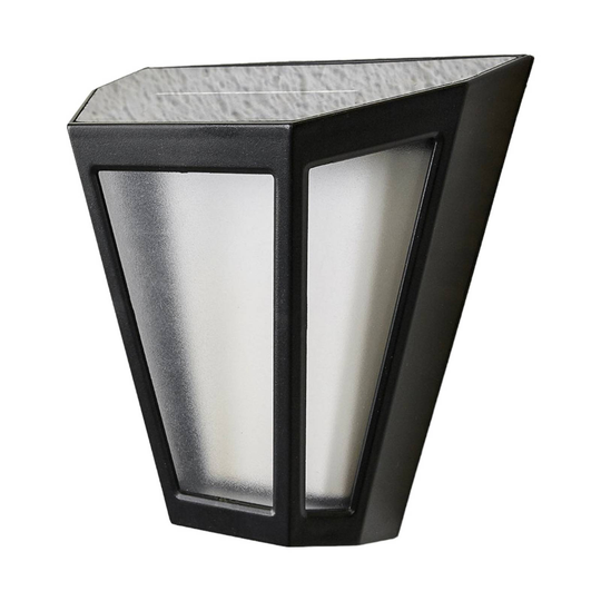 LED-solarlampa Yago, frostad skärm