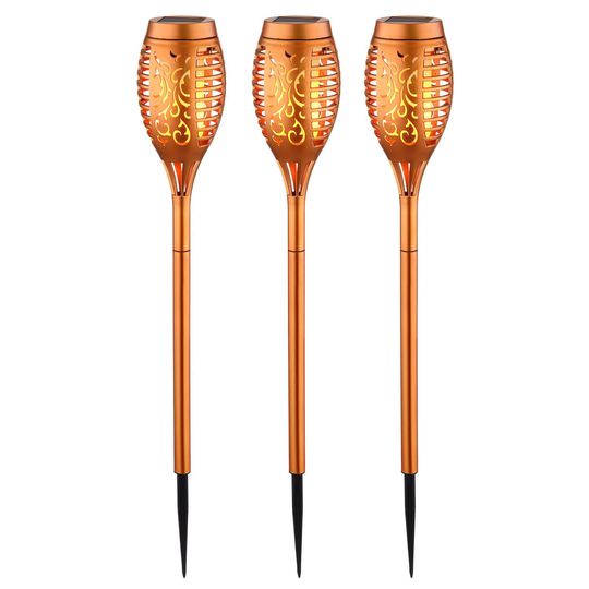 Solmarkspettslampa 33536-3K, 3-pack, koppar