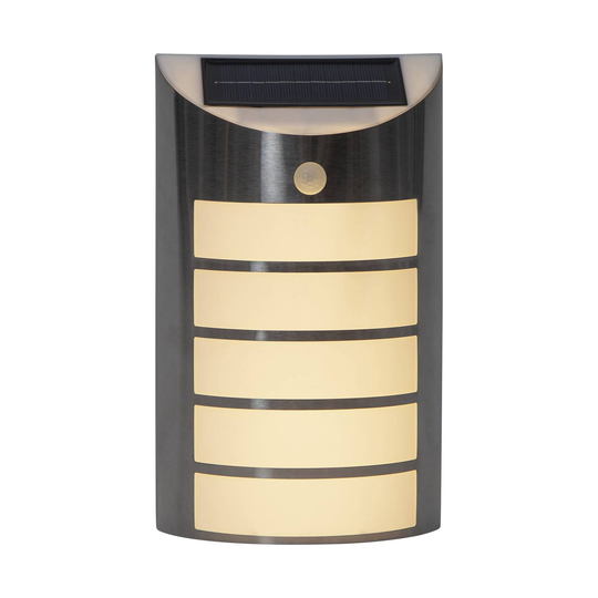LED-solcellsvägglampa Wally med rörelsesensor