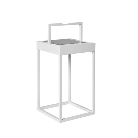 LOOM DESIGN Lucerna solcellslykta 30 cm vit