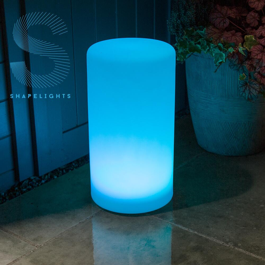 Cylinder Lampa med solceller/USB