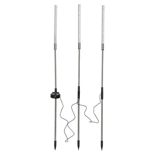 LED-solcellslampa Bubbly i 3-set, varmvit