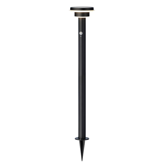 LED-solcellsgånglampa 897842 rostfritt stål sensor