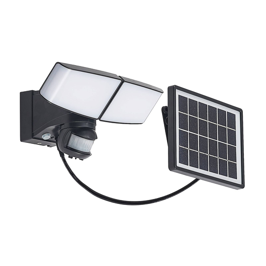 Prios Kalvito LED-solcellsväggspot sensor 2 lampor