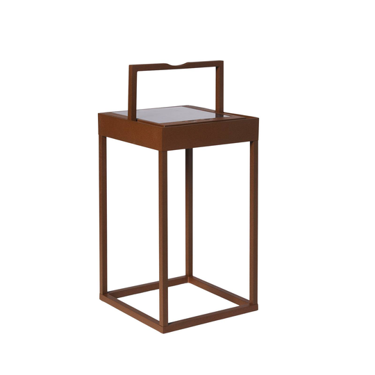LOOM DESIGN Lucerna solcellslykta 30 cm corten