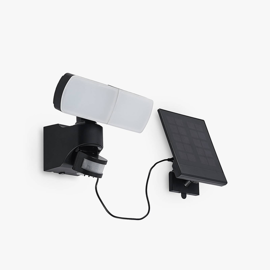 Arcchio Lissano LED-solcells-väggspotlight/sensor