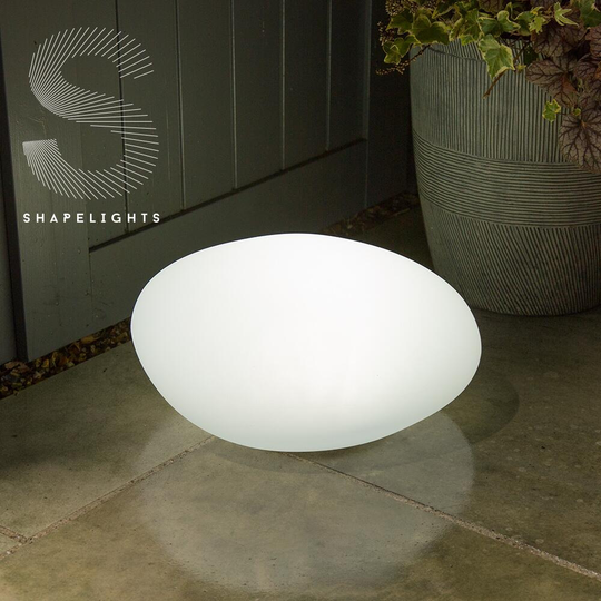 Oval lampa med solceller/USB